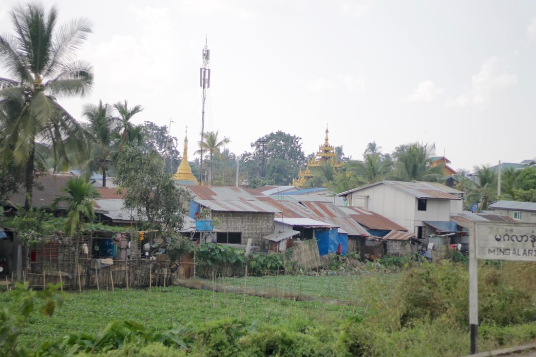 Suburbs outside Yangon