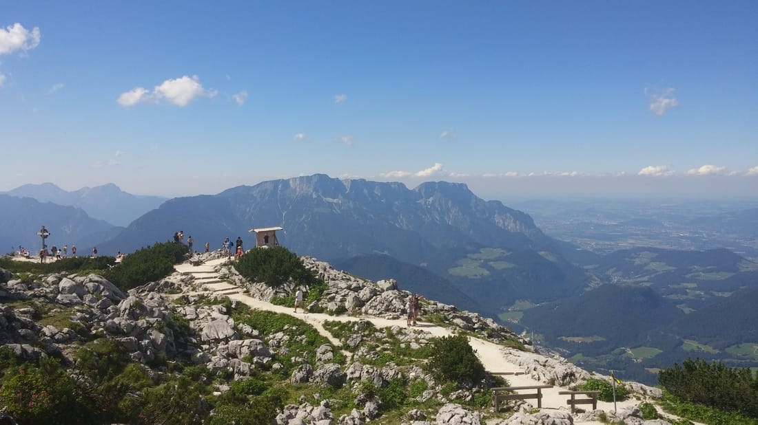 View from the Eagle’s Nest (Kehlsteinhaus) in Germany