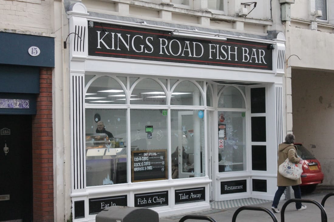 Kings Road Fish Bar in St Leonards